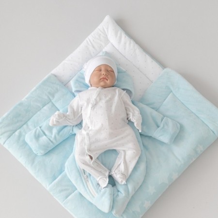 Set for discharge Winter Kinderlitto "Firebir Starks", 5 objects, height 56-62 cm, blue color-5