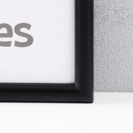 Photo frame MDF 30x40 cm, No. 5 "Simple", black (plastic screen)-1
