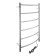 Electric towel Zein PE-06 "Rib", 500x800 mm, d = 25, chrome