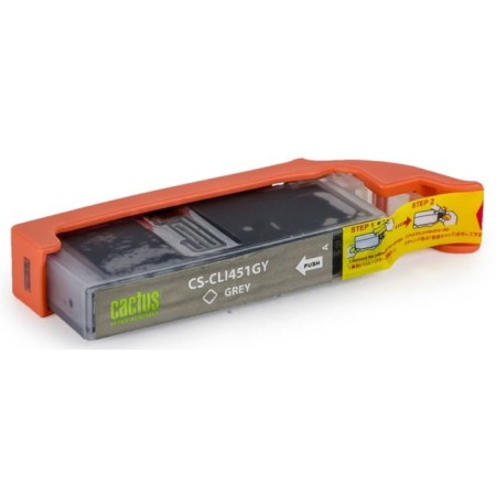 Inkjet cartridge CACTUS CS-CLI451GY Gray for Canon MG6340/5440/IP7240 (9.8ML)-1