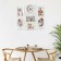 Wall watches with photo frames "Family", silent, 45 x 37 cm, D-11.5 cm, aa