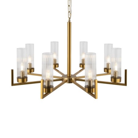 Suspended lamp Freya Fr5214PL-08BS ADELINE, 750X750X730 mm, E14, 8x60W, brass color-1