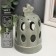 Candlestick ceramics 1 candle "Cell with flower" MIX 14x8x8 cm