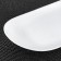 Oval porcelain oval porcelain, 28 × 16 cm, white color