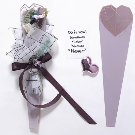 Flower cone, lavender, 60 x 15 cm-2
