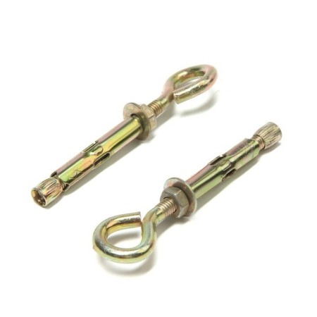 Steelrex anchor bolt, with a ring, galvanized, 8x60 mm, 100 pcs