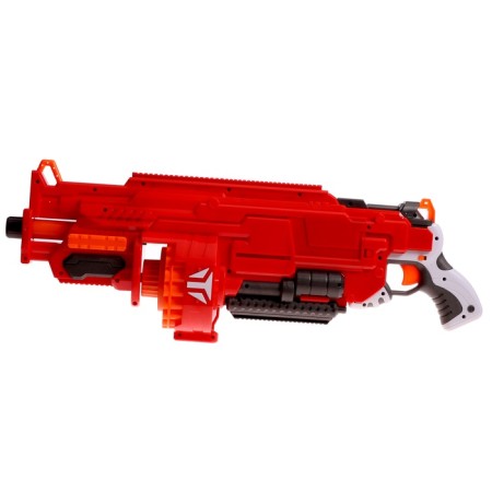Blaster "Fiery", shoots with soft bullets, works on batteries-3