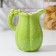 Ceramic curamic jug, 1 l, green color