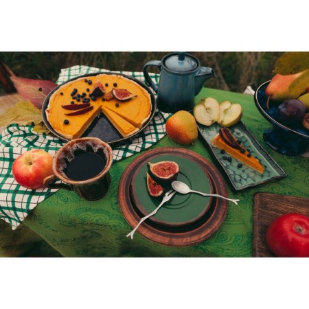 Smak Porcelain Punto Verde, D = 15 cm, green color-4