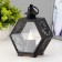 Nightmare "Candle in the HEx" 3HLR1130 Black 6x11x14 cm Risalux