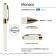 Ballic handle, 0.5 mm, BrunovisConti Monaco, blue rod, Soft Touch body white, in case