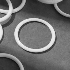 Ring for curtains, d = 40/50 mm, 10 pcs, white color