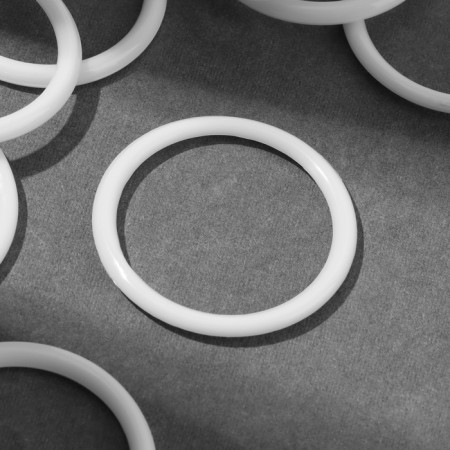 Ring for curtains, d = 40/50 mm, 10 pcs, white color
