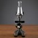 Microscope with a projector, a multiplicity of an increase in 50-1200x, with backlight, 2AA