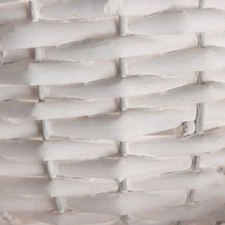 Kashpo wicker, d12 cm, white, willow-3
