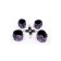 Lace bondage set, purple