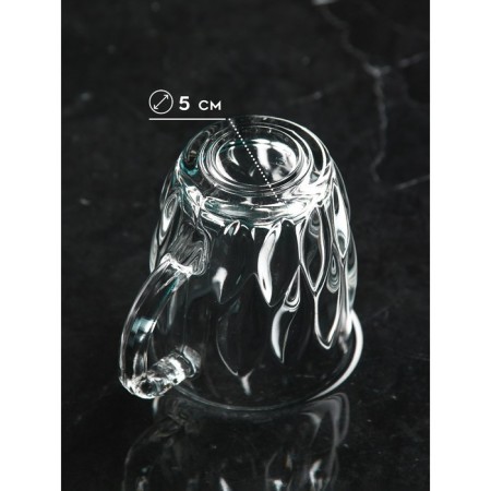 Mug "Floreniation", 160 ml, glass, Iran-4