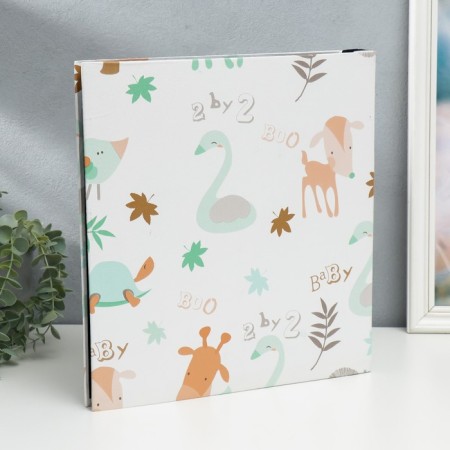 Photo album for 500 photos 10x15 cm "animals" black sheets 5x35x36 cm-1