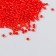 Beads "Astra" 11/0, 20 g (5 red transparent)