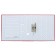 A4, 70 mm, Erichkrause, Standard, Bumvinyl, with label on the spine, lower metal knant, red