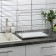 Dishes for dishes with a pallet 2-tier, table-mounted, 39.5 × 25 × 38 cm, color chromium