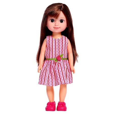Classic "Alina" doll, striped dress-2