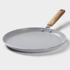 Pan pancake shade Grit, d = 24 cm, handle Soft-Touch, anti-stick coating, induction, color gray color