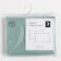 A set of pillowcases Etel 50x70 cm - 2pcs, col. Biryuzov, Poplin 125 g/m2