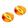Toy from fur sticks "Fire", red dragon