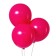 Latex ball 12 ", pastel, in a set of 5 pcs., Fuchsia color
