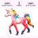 Figure "World of Fantasy: pink foal-unicoride with color mane"