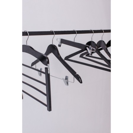 Shoulders - hanger with clamps for skirts and trousers Ladoom Bois, variety a, color dark tree-4