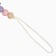Holder for the nipple - dummy "ring", wooden, pink color