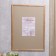 Photo frame pine С24 oak 50x70 cm (plastic screen)
