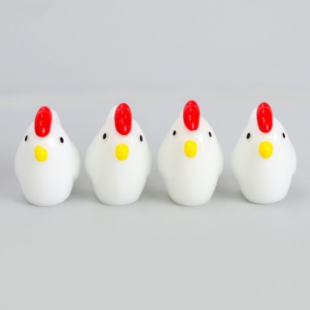 Miniature Puppet "Kurochka", set 4 pcs., Size 1 pc. - 1.1 × 2.1 × 2.5 cm-4