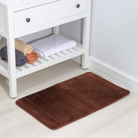 Savanna Memory Foam bath and toilet rug, 50 × 80 cm, brown color-2