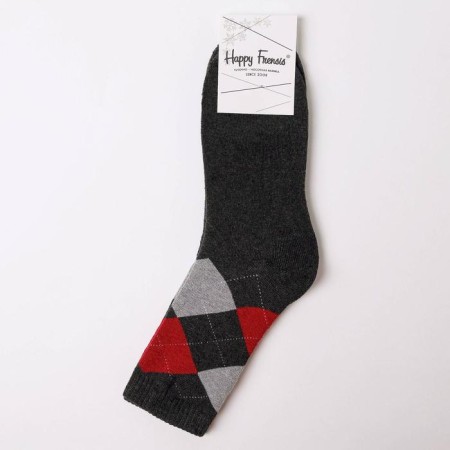 Socks male terry, dark gray color, size 27-29-2
