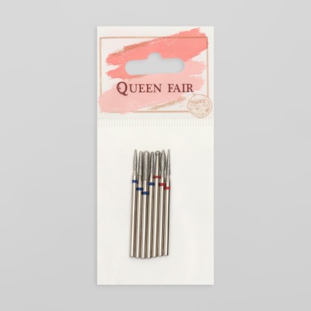 Diamond cutters for manicure, 7 pcs, form and granularity of assorted-3