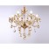 Suspended classic chandelier with crystal Ambrella Light, Classic, TR4901, 6HE14, Color Gold
