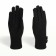 Gloves are female, dimensionless, without insulation, black color