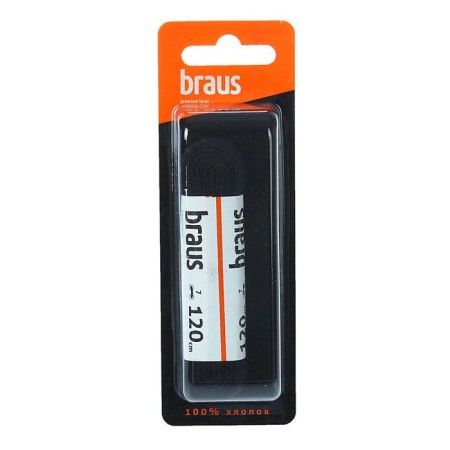 Shoes for shoes are flat, d = 7mm, 120cm, black color-2
