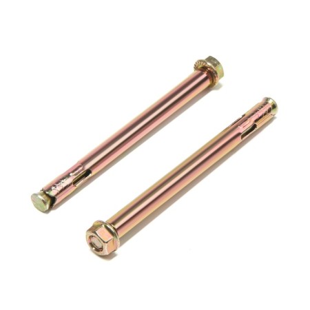 Anchor bolt scrap, with a nut, galvanized, 10x125 mm, 55 pcs