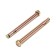 Anchor bolt scrap, with a nut, galvanized, 10x125 mm, 55 pcs