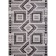 Rectangular carpet EFOR ECLIPSE, size 160x230 cm, color White/D.Gray