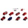 Metal machine "Firefighters", set of 10 pcs.
