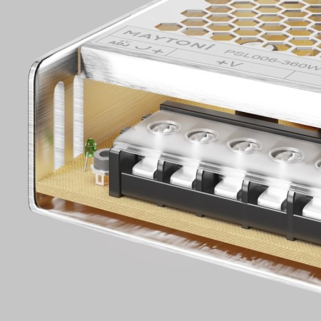 Technical PSL006-360W-48V-IP20 Power Supply Magnotic, 215x115x30 mm, 360W, silver color, silver.-1