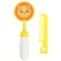 A set of combing a rattle of "lion", 2 items: comb with teeth + brush