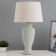 Elga table lamp E27 40W green 30x30x44cm Risalux