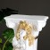 Column "with a girl" white gold 65cm