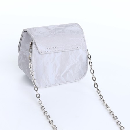 Female bag on a magnet, silver color-6